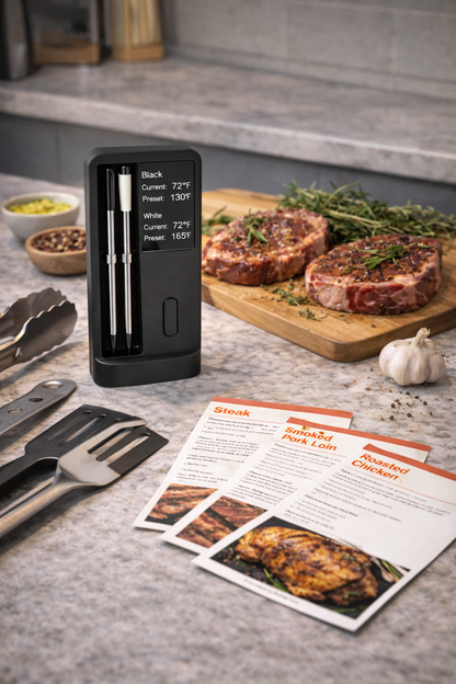 SmartGrill: The Wireless Meat Thermometer for Perfect Meals