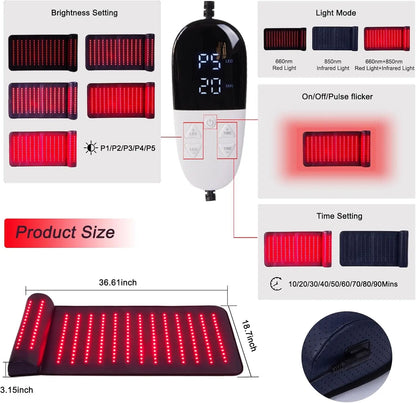 Professional Recovery Red Light Mat